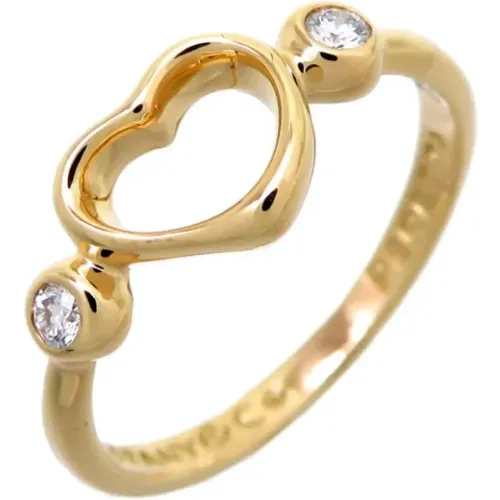 Pre-owned Gold rings , female, Sizes: ONE SIZE - Tiffany & Co. Pre-owned - Modalova