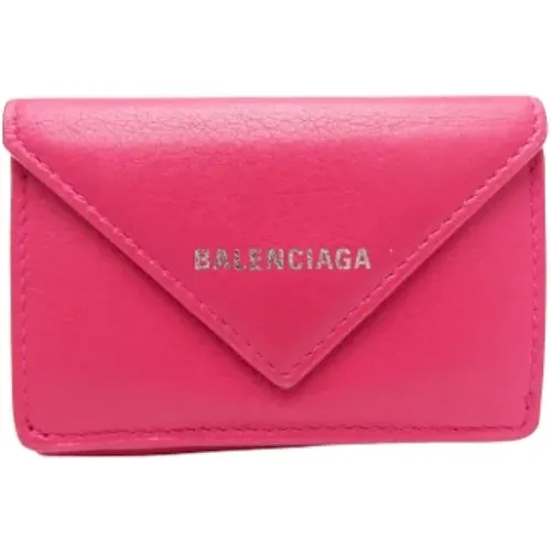 Pre-owned Wallets, female, , Size: ONE SIZE Pre-owned Leather wallets - Balenciaga Vintage - Modalova