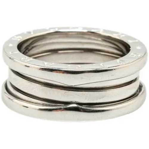 Pre-owned White Gold rings , female, Sizes: ONE SIZE - Bvlgari Vintage - Modalova