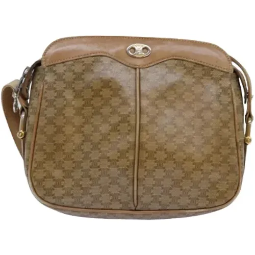 Pre-owned Cross Body Bags, female, , Size: ONE SIZE Pre-owned Canvas celine-bags - Celine Vintage - Modalova