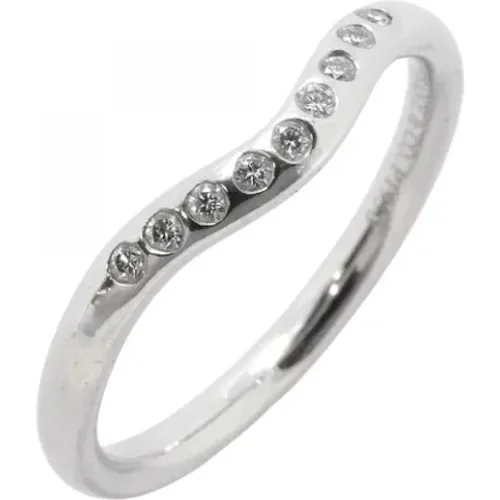 Pre-owned Jewellery, female, , Size: ONE SIZE Pre-owned Silver rings - Tiffany & Co. Pre-owned - Modalova