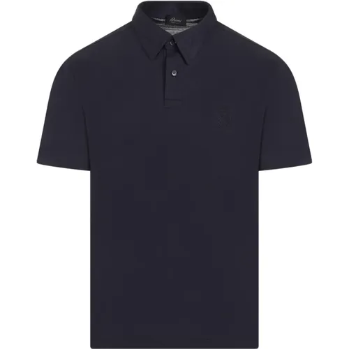 Wool Polo Shirt , male, Sizes: M, S, L - Brioni - Modalova