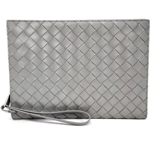 Pre-owned Clutches, female, , Size: ONE SIZE Pre-owned Leather clutches - Bottega Veneta Vintage - Modalova