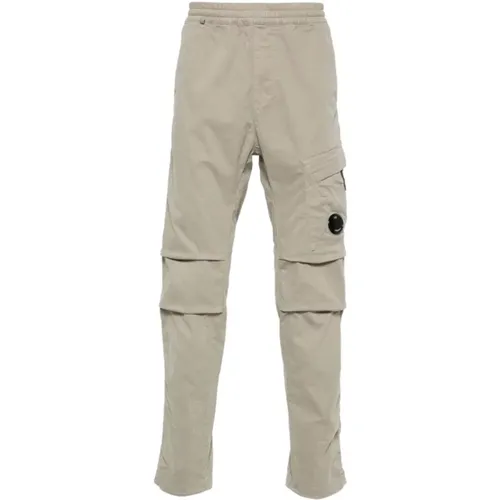 Straight Trousers, male, , Size: 2XL Ergonomic Lens Cargo Pants - C.P. Company - Modalova