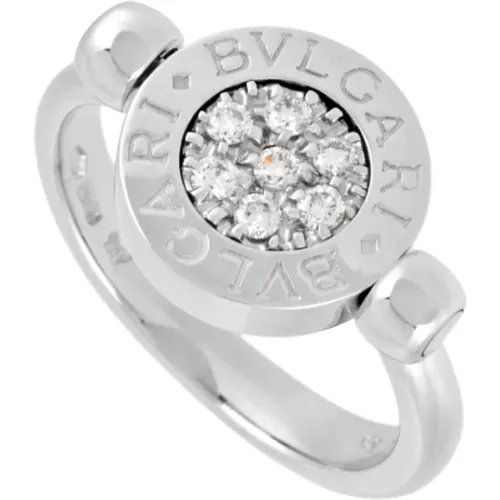 Pre-owned Jewellery, female, , Size: ONE SIZE Pre-owned White Gold rings - Bvlgari Vintage - Modalova