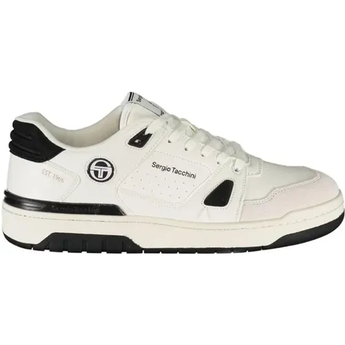 Lace-Up Milan Sports Footwear with Contrast Details and Logo Print , male, Sizes: 11 UK, 7 UK - Sergio Tacchini - Modalova