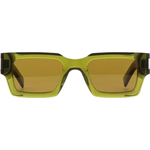 Square Sunglasses Unisex , unisex, Sizes: 50 MM - Saint Laurent - Modalova