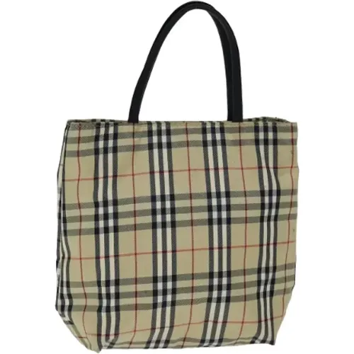 Pre-owned Tote Bags, female, , Size: ONE SIZE Pre-owned Nylon handbags - Burberry Vintage - Modalova