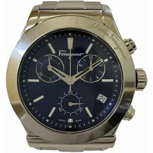 Pre-owned Watches, male, , Size: ONE SIZE Pre-owned Metal watches - Salvatore Ferragamo Pre-owned - Modalova