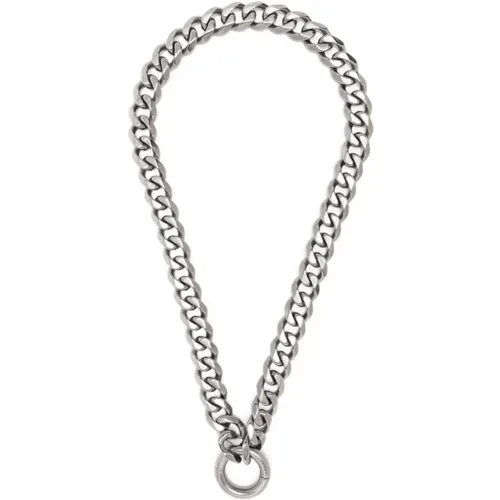 Steel Ring Chain for Various Uses , male, Sizes: ONE SIZE - Random Identities - Modalova