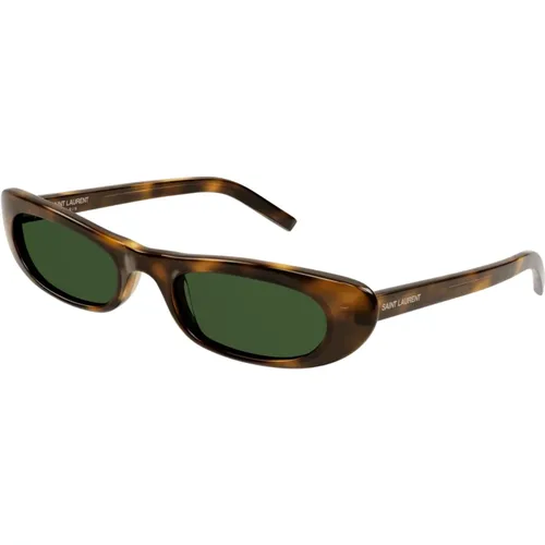SL 557 Shade 002 Sunglasses , female, Sizes: 53 MM - Saint Laurent - Modalova