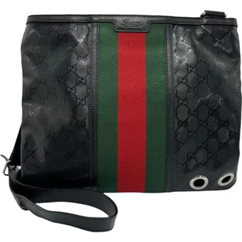 Pre-owned Leather shoulder-bags , male, Sizes: ONE SIZE - Gucci Vintage - Modalova