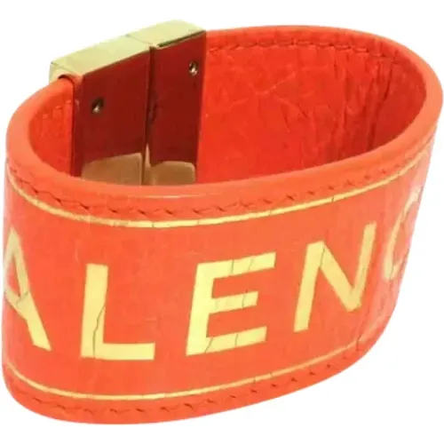 Pre-owned Jewellery, female, , Size: ONE SIZE Pre-owned Leather bracelets - Balenciaga Vintage - Modalova