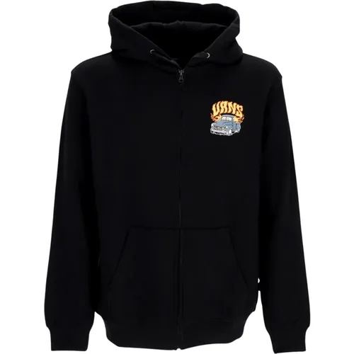 Zip-throughs, male, , Size: S Zip Hoodie with Custom Logo - Vans - Modalova