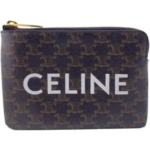 Pre-owned Clutches, female, , Size: ONE SIZE Pre-owned Plastic clutches - Celine Vintage - Modalova