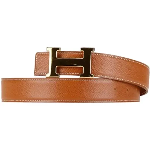 Pre-owned Belts, female, , Size: ONE SIZE Pre-owned Leather belts - Hermès Vintage - Modalova