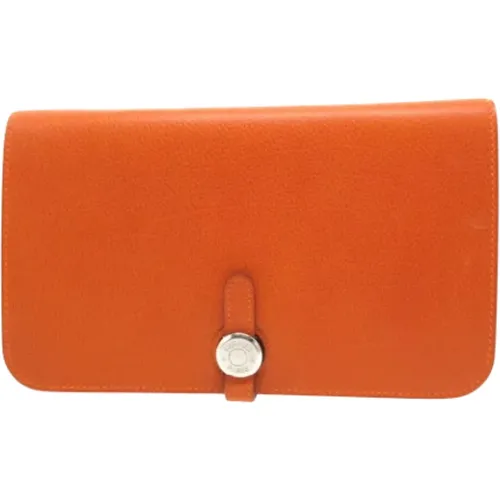 Pre-owned Wallets, female, , Size: ONE SIZE Pre-owned Leather wallets - Hermès Vintage - Modalova