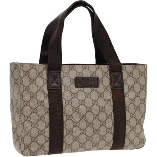 Pre-owned Tote Bags, female, , Size: ONE SIZE Pre-owned Leather handbags - Gucci Vintage - Modalova