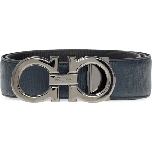 Belts, male, , Size: 105 CM Reversible Belt - Salvatore Ferragamo - Modalova