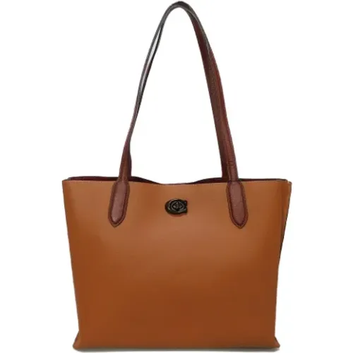 Pre-owned Tote Bags, female, , Size: ONE SIZE Pre-owned Canvas shoulder-bags - Coach Pre-owned - Modalova