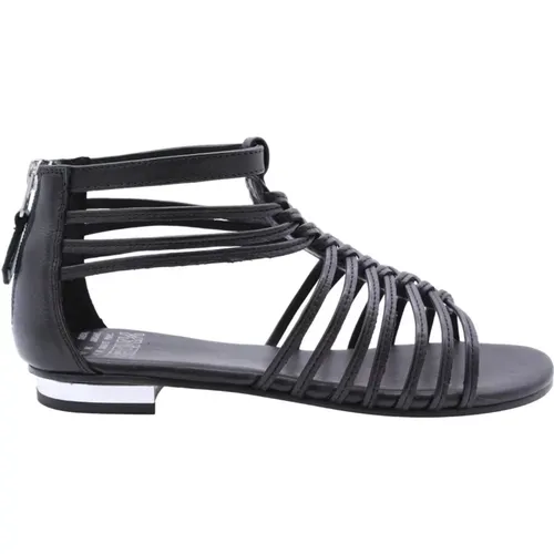 Happy Flat Sandals , female, Sizes: 7 UK, 4 UK, 3 UK - Bronx - Modalova