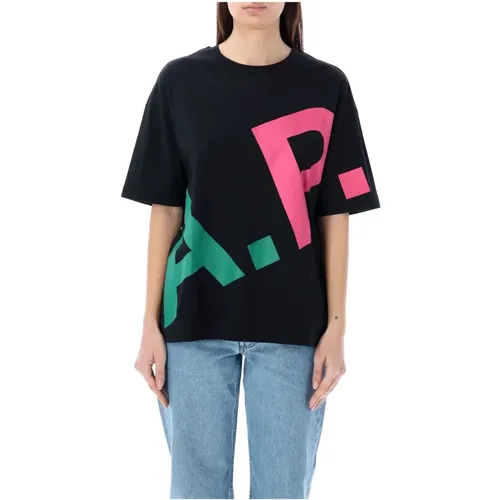 Lisandre T-Shirt Multicolor , female, Sizes: L, S, M - A.p.c. - Modalova
