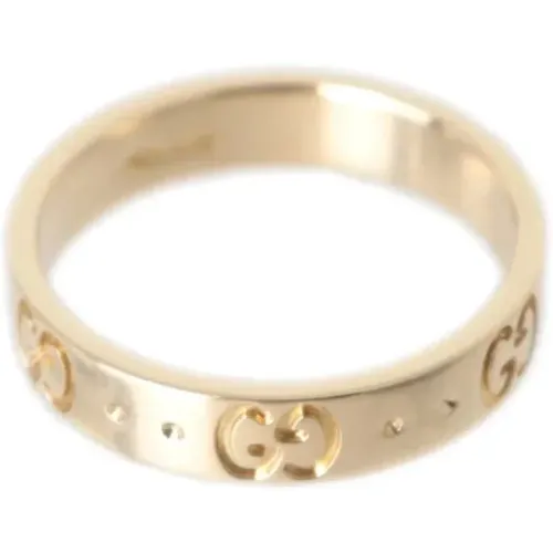 Pre-owned Jewellery, female, , Size: ONE SIZE Pre-owned Gold rings - Gucci Vintage - Modalova