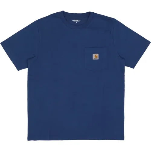 T-Shirts, male, , Size: XL Elder Mens Pocket Tee - Carhartt WIP - Modalova