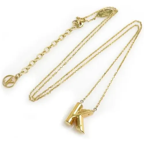 Pre-owned Jewellery, female, , Size: ONE SIZE Pre-owned Metal necklaces - Louis Vuitton Vintage - Modalova