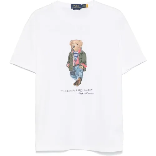 Polo Bear' t-shirt , Herren, Größe: S - Ralph Lauren - Modalova