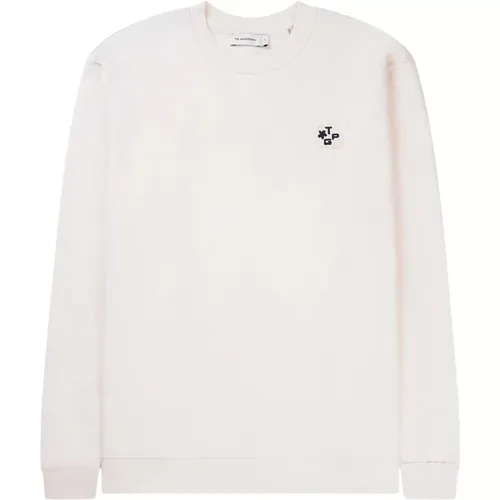 Off White Gummi Pullover , Herren, Größe: M - The GoodPeople - Modalova