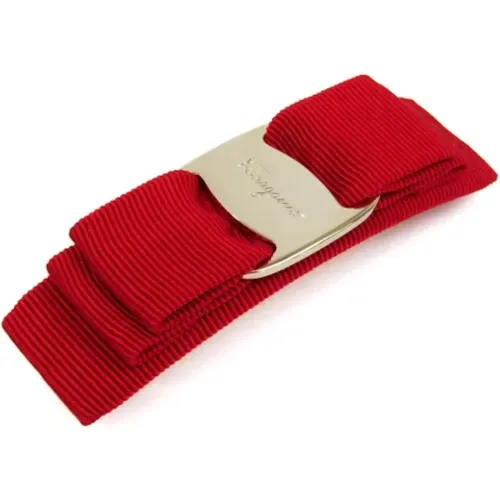 Pre-owned Accessories, female, , Size: ONE SIZE Pre-owned Cotton hair-accessories - Salvatore Ferragamo Pre-owned - Modalova