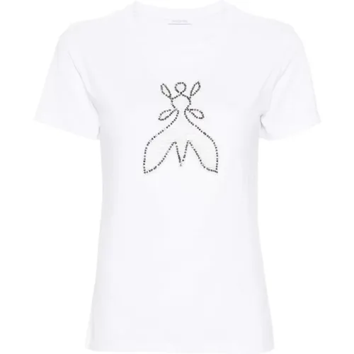 Besticktes Fly T-Shirt , Damen, Größe: M - PATRIZIA PEPE - Modalova