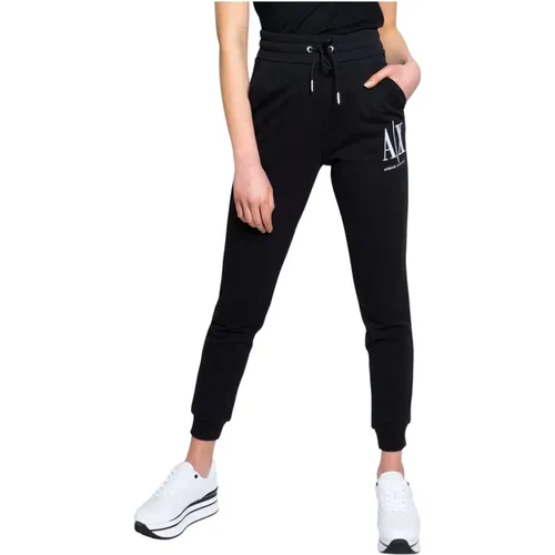 Bedruckte Damen Hose , Damen, Größe: M - Armani Exchange - Modalova