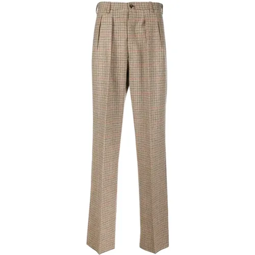 Wide Trousers, male, , Size: XL Suit tailored trousers with two pinces - Giuliva Heritage - Modalova