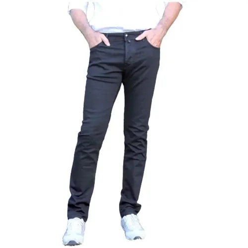 Slim Fit Cotton Blend Jeans , male, Sizes: W34, W29, W32 - Jacob Cohën - Modalova