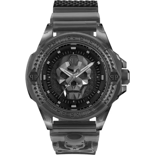 Watches, male, , Size: ONE SIZE The $kull Synthetic Watch - Philipp Plein - Modalova