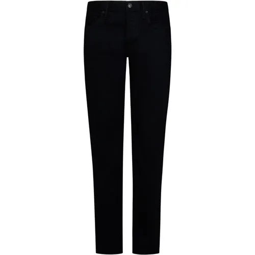 Schwarze Slim Fit Jeans mit Verdecktem Verschluss - Tom Ford - Modalova