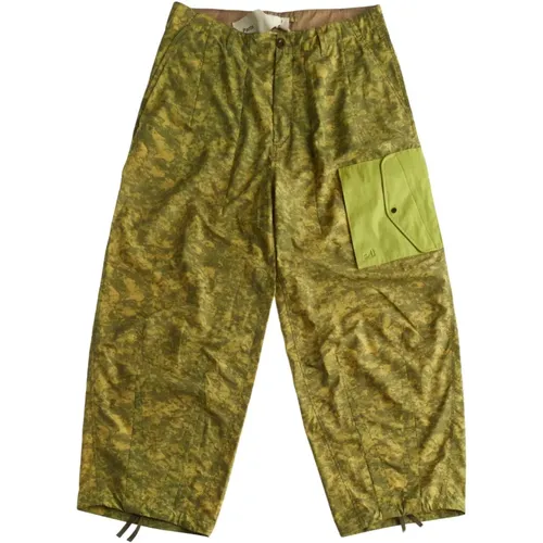 Drawstring Trousers with Side Pocket , male, Sizes: L, M - Ten C - Modalova