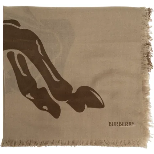 Wool Scarf , unisex, Sizes: ONE SIZE - Burberry - Modalova