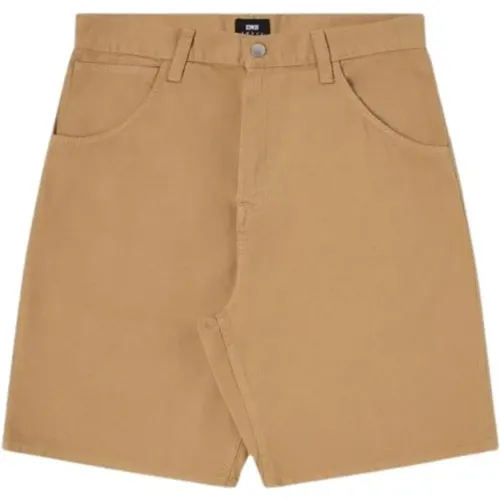 Casual Shorts, male, , Size: W32 Beige Shorts - Tyrell Short - Edwin - Modalova