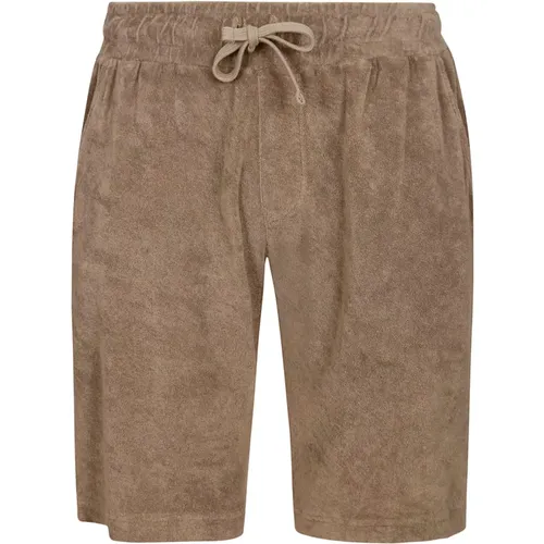 Cotton Bermuda Shorts , male, Sizes: M, XL, L, S - 04651/ A trip in a bag - Modalova