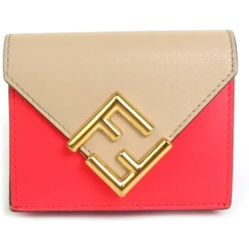 Pre-owned Wallets, female, , Size: ONE SIZE Pre-owned Leather wallets - Fendi Vintage - Modalova