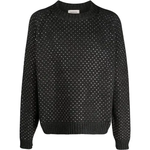 Studded Crew Neck Pullover Laneus - Laneus - Modalova