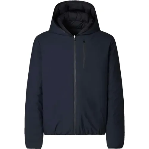 Light Jackets, male, , Size: L Reversible Hooded Jacket - Save The Duck - Modalova