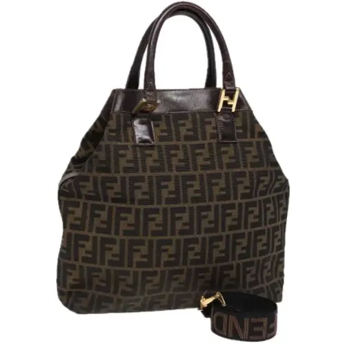 Pre-owned Canvas fendi-bags , female, Sizes: ONE SIZE - Fendi Vintage - Modalova