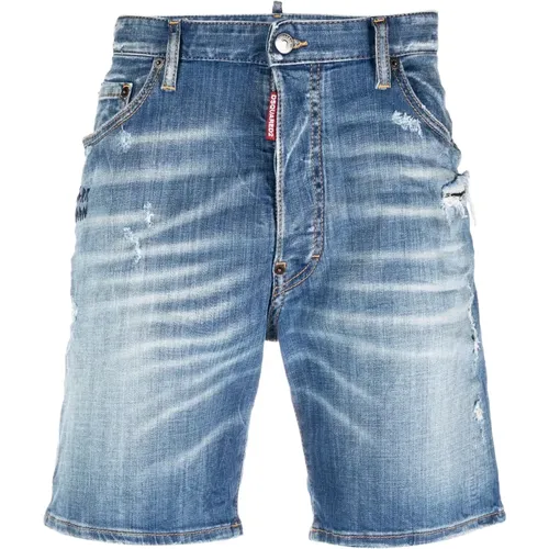 Stylish Denim Shorts , male, Sizes: XL, M, L, S - Dsquared2 - Modalova