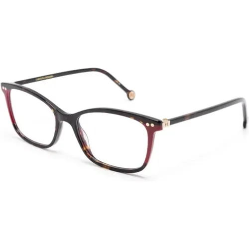 Braun/Havanna Optische Brille Stilvolles Design , Damen, Größe: 51 MM - Carolina Herrera - Modalova