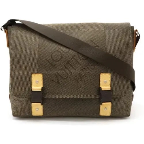 Pre-owned Cross Body Bags, male, , Size: ONE SIZE Pre-owned Canvas shoulder-bags - Louis Vuitton Vintage - Modalova