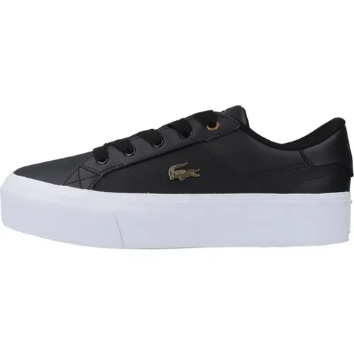 Platform Sneakers für modebewusste Frauen , Damen, Größe: 37 EU - Lacoste - Modalova